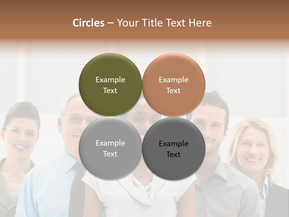 Businesspeople Team Employee PowerPoint Template