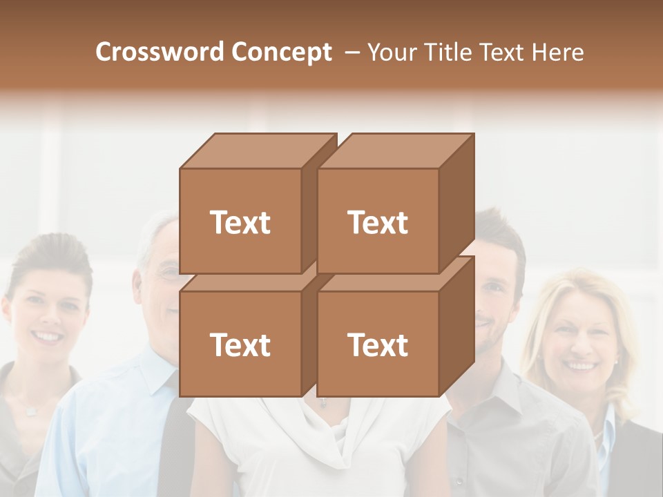Businesspeople Team Employee PowerPoint Template