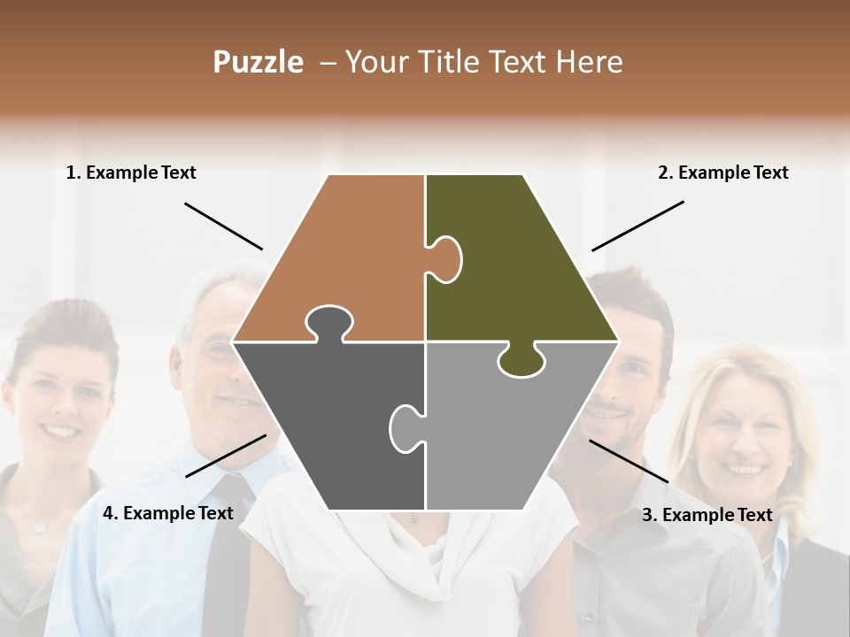 Businesspeople Team Employee PowerPoint Template