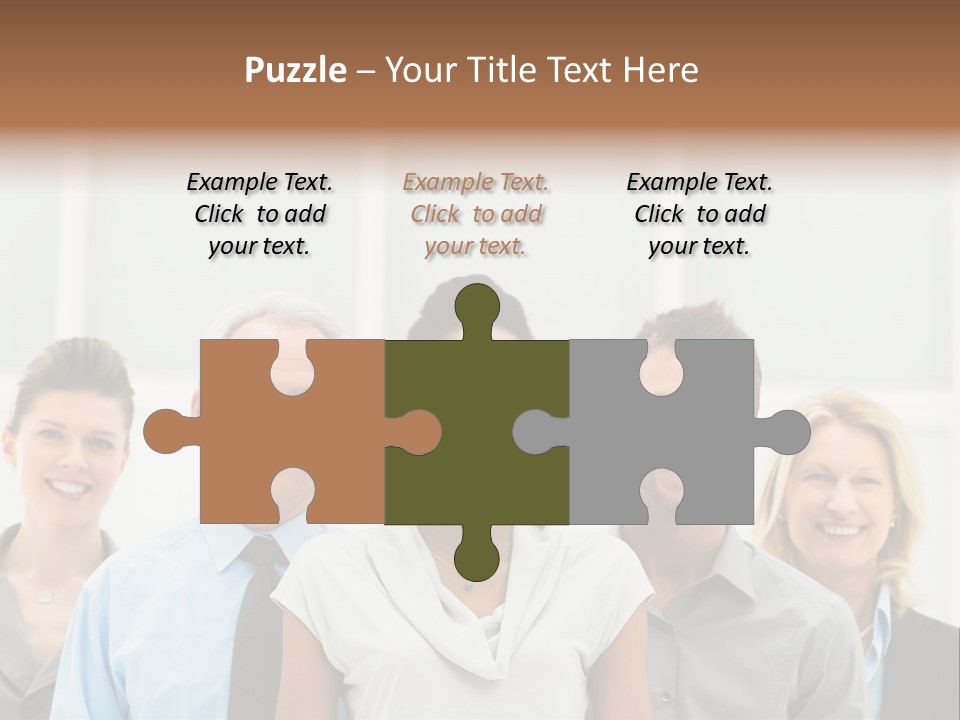 Businesspeople Team Employee PowerPoint Template