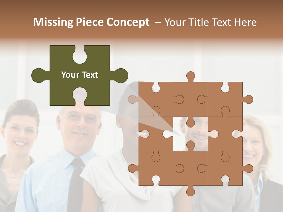 Businesspeople Team Employee PowerPoint Template