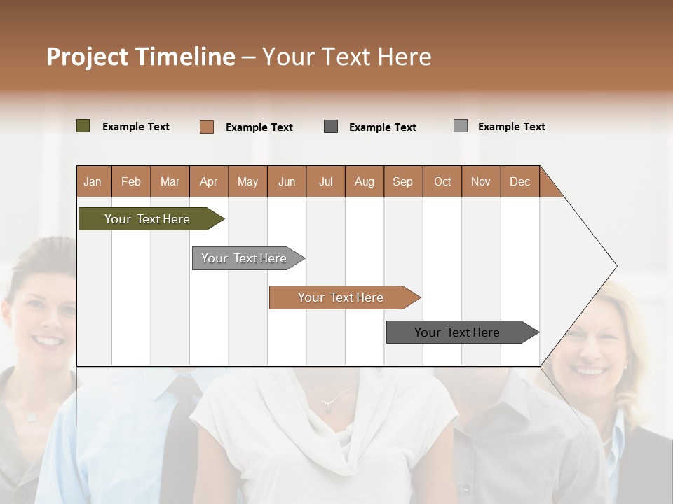 Businesspeople Team Employee PowerPoint Template