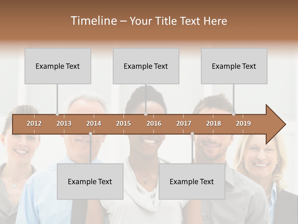 Businesspeople Team Employee PowerPoint Template