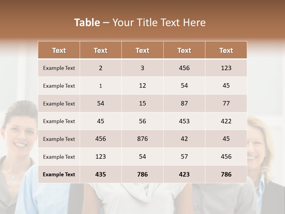 Businesspeople Team Employee PowerPoint Template