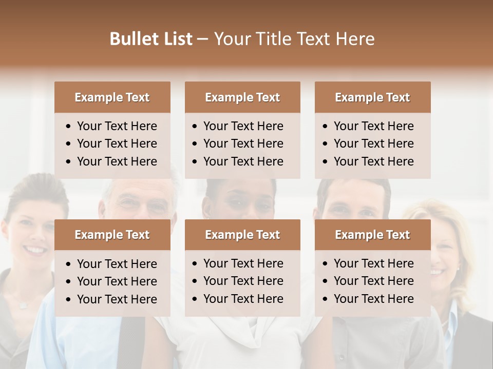 Businesspeople Team Employee PowerPoint Template