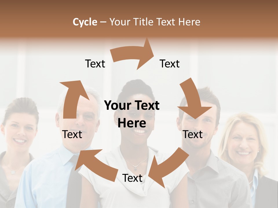 Businesspeople Team Employee PowerPoint Template