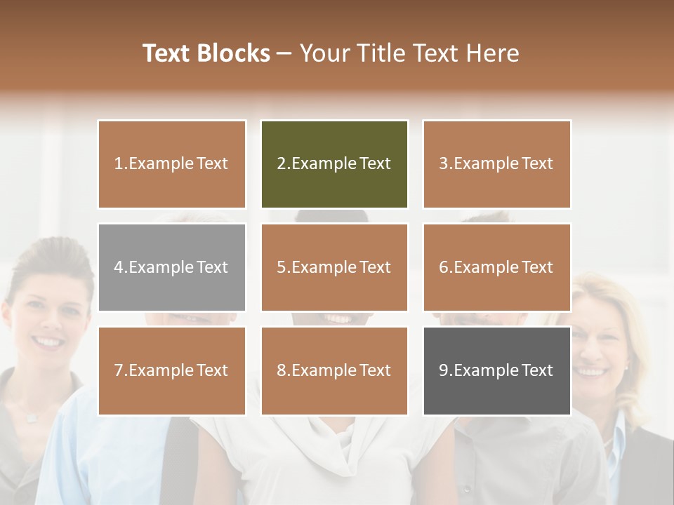 Businesspeople Team Employee PowerPoint Template