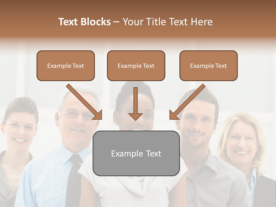 Businesspeople Team Employee PowerPoint Template