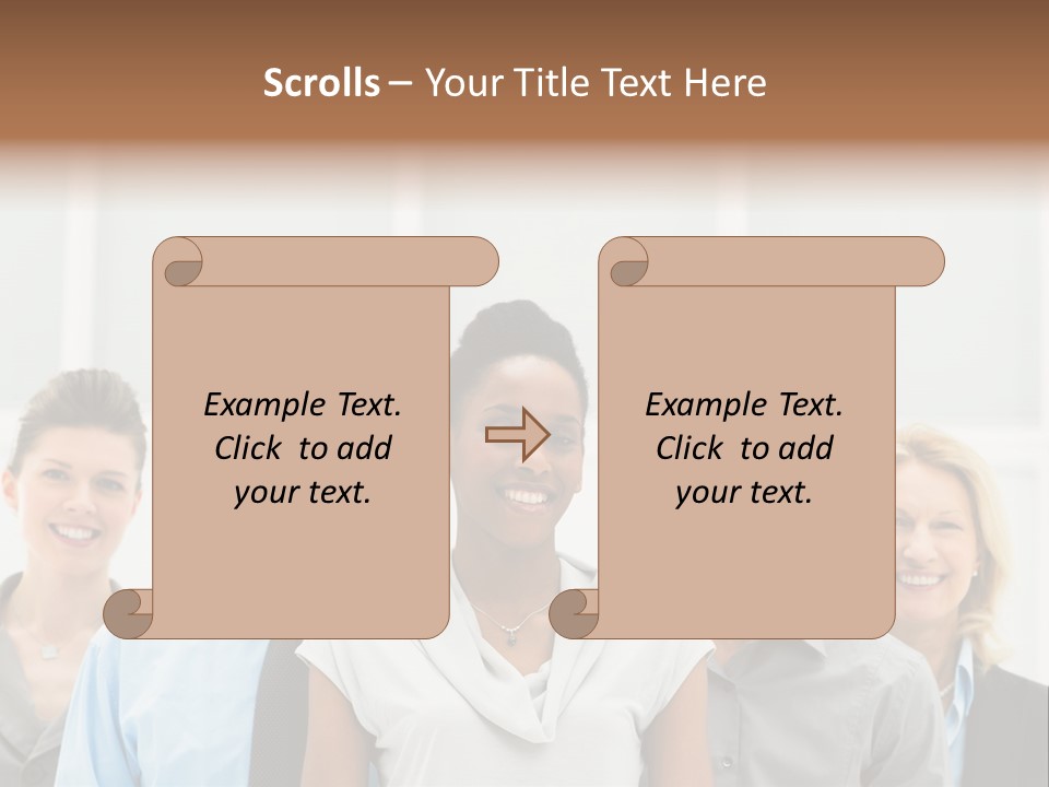 Businesspeople Team Employee PowerPoint Template