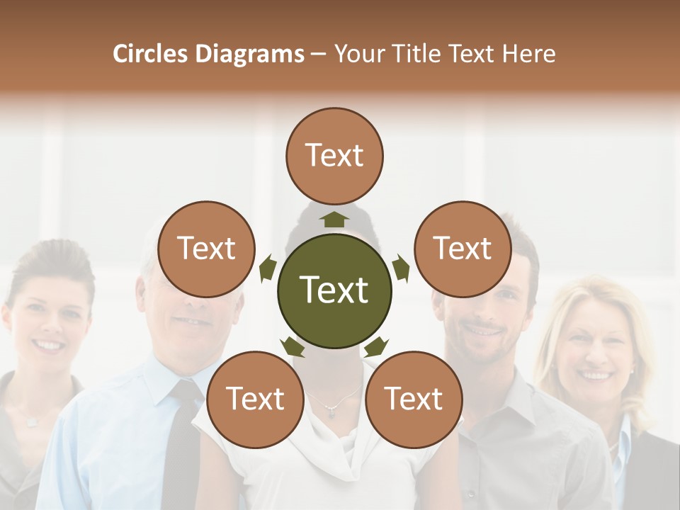 Businesspeople Team Employee PowerPoint Template