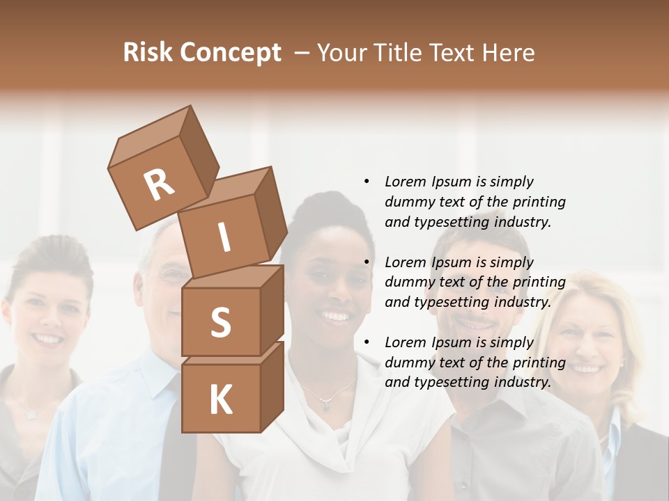 Businesspeople Team Employee PowerPoint Template