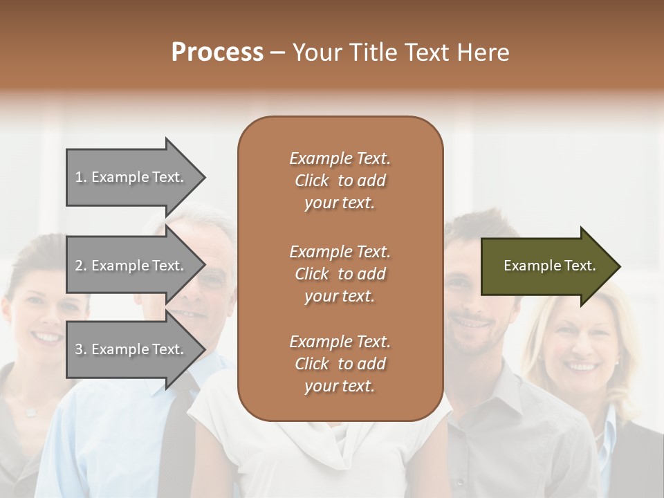 Businesspeople Team Employee PowerPoint Template