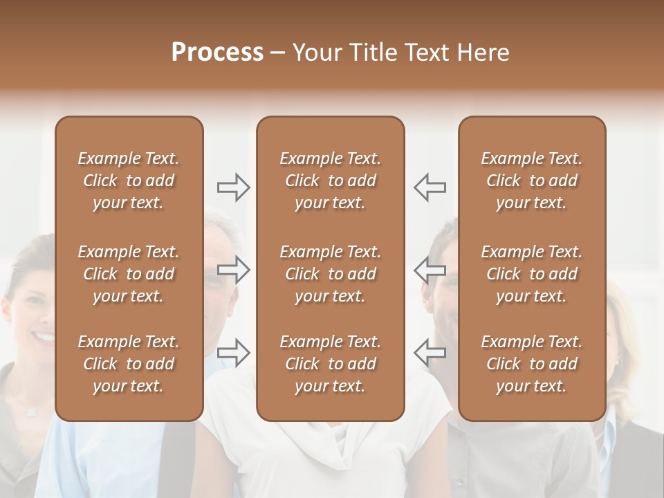 Businesspeople Team Employee PowerPoint Template