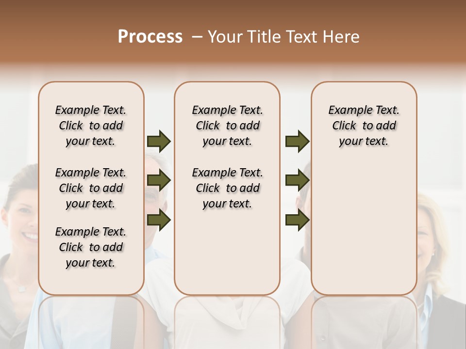 Businesspeople Team Employee PowerPoint Template