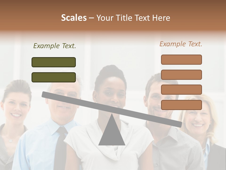 Businesspeople Team Employee PowerPoint Template