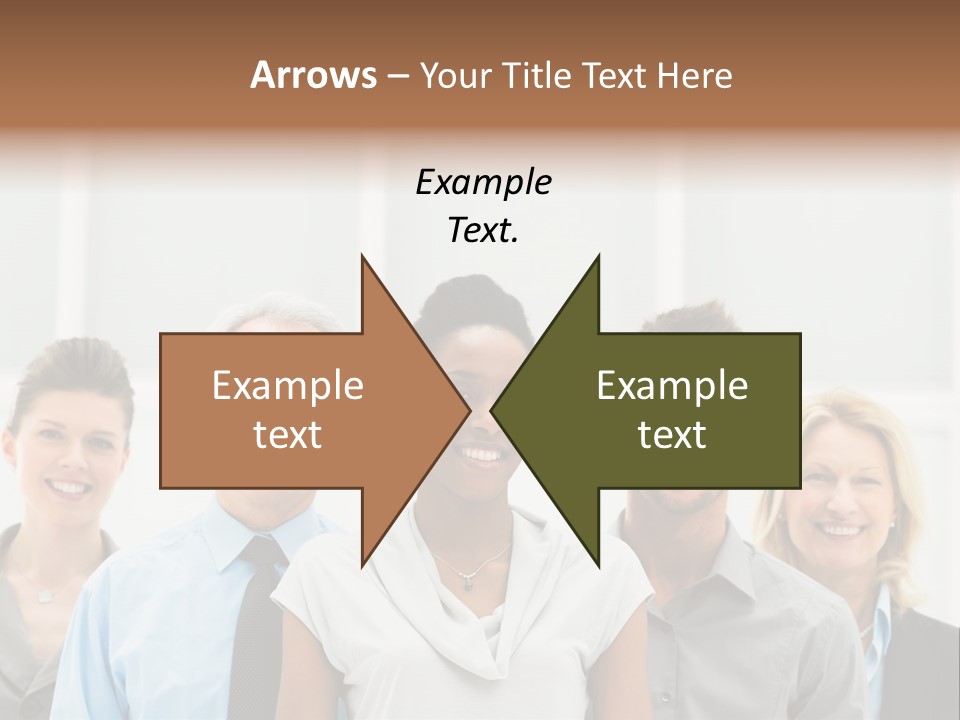 Businesspeople Team Employee PowerPoint Template