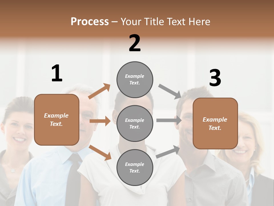 Businesspeople Team Employee PowerPoint Template