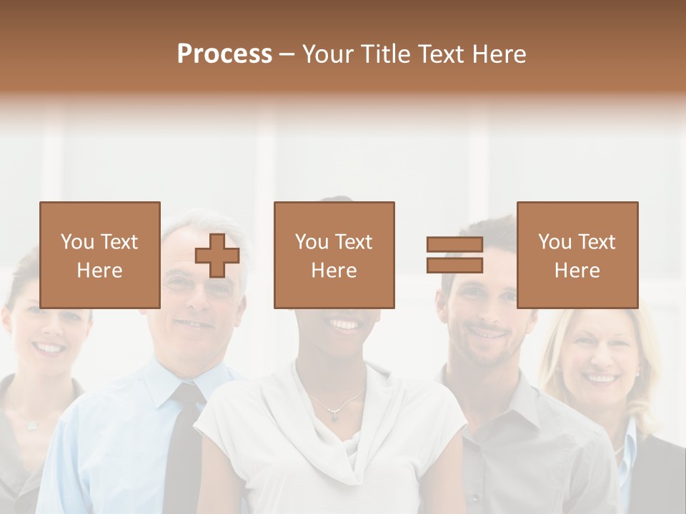 Businesspeople Team Employee PowerPoint Template