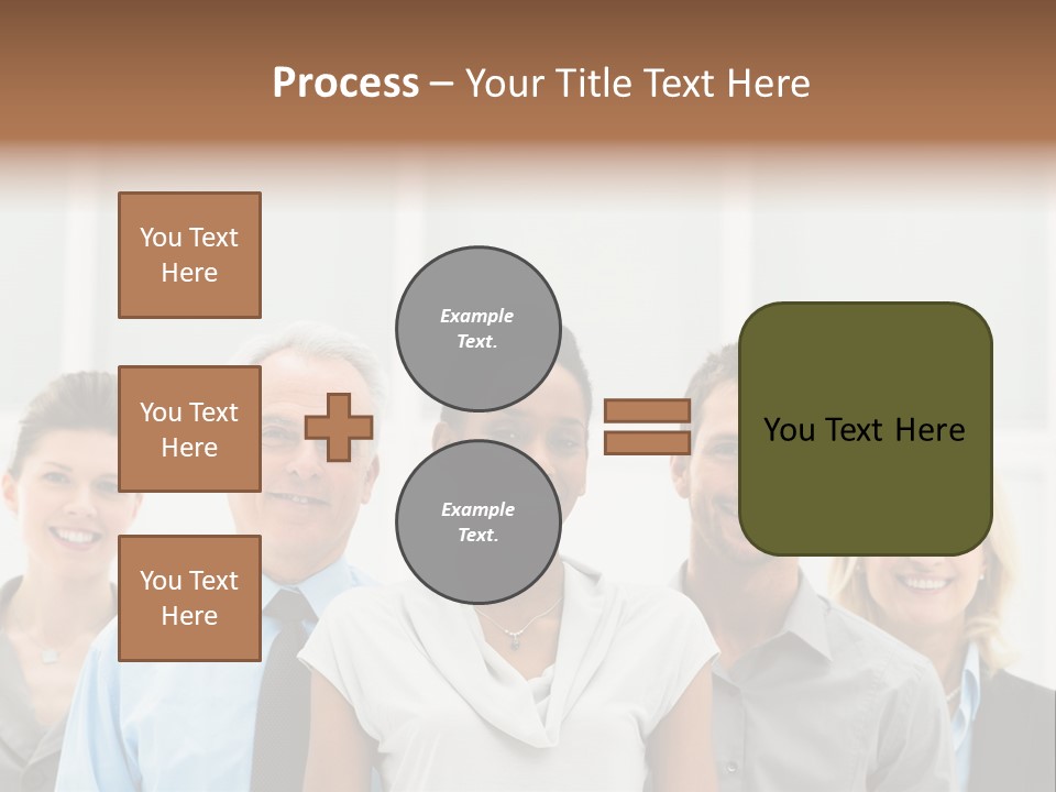 Businesspeople Team Employee PowerPoint Template