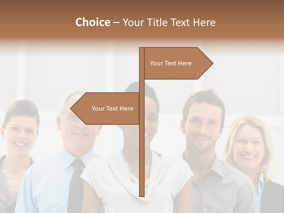 Businesspeople Team Employee PowerPoint Template