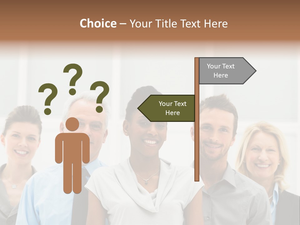 Businesspeople Team Employee PowerPoint Template