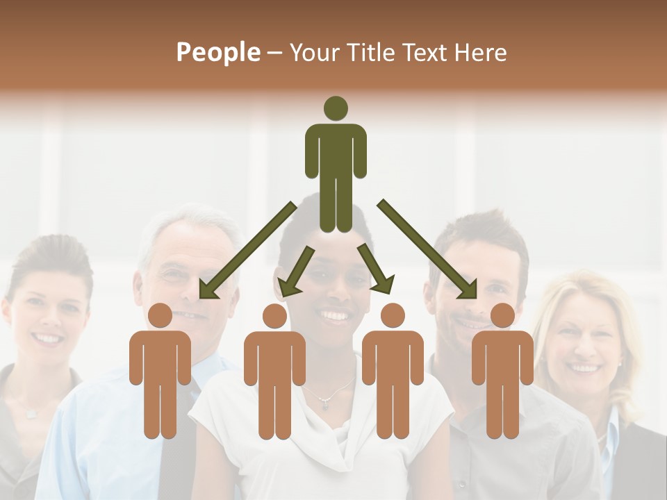 Businesspeople Team Employee PowerPoint Template