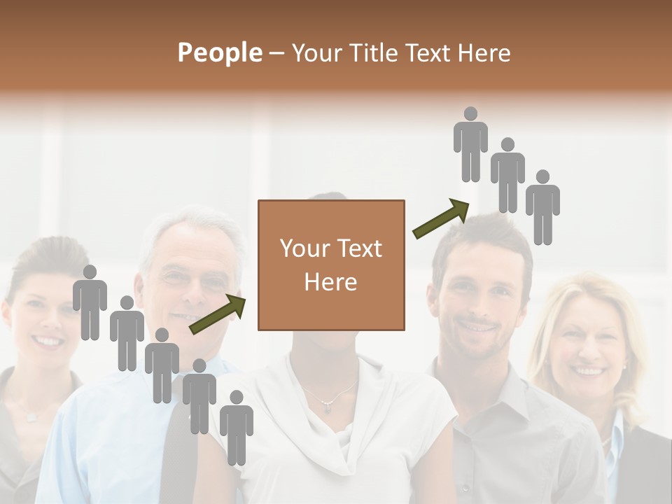 Businesspeople Team Employee PowerPoint Template