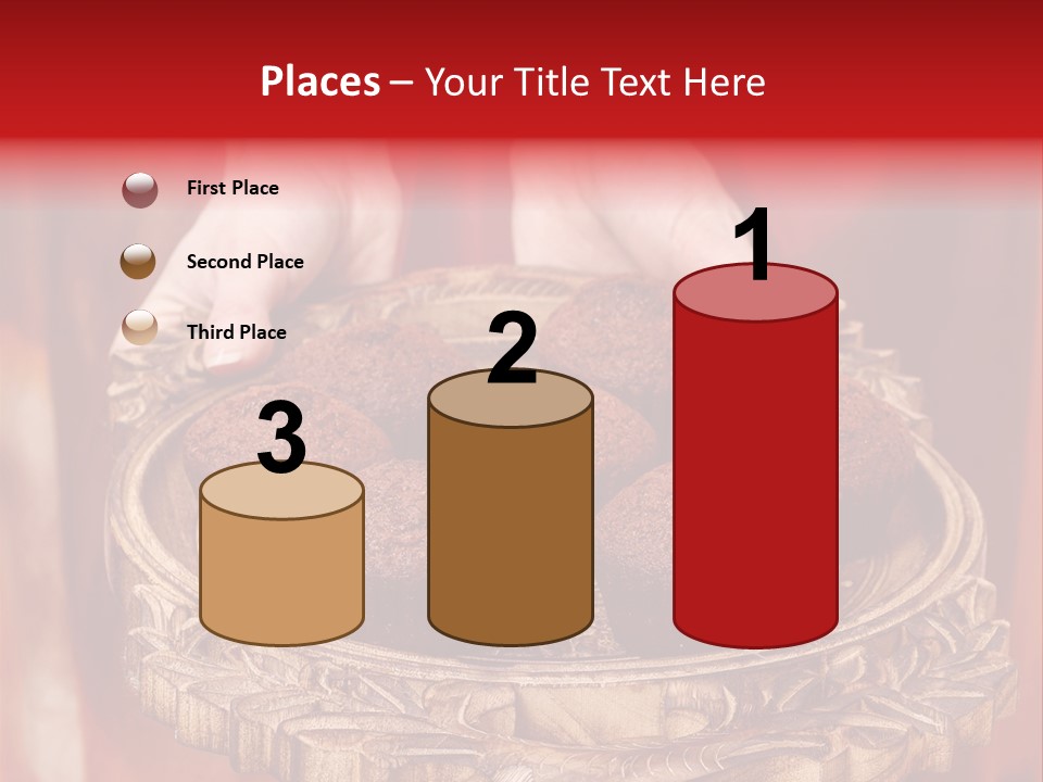 Party Muffin Person PowerPoint Template