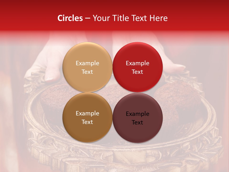 Party Muffin Person PowerPoint Template