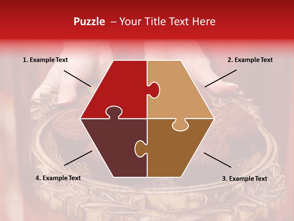 Party Muffin Person PowerPoint Template