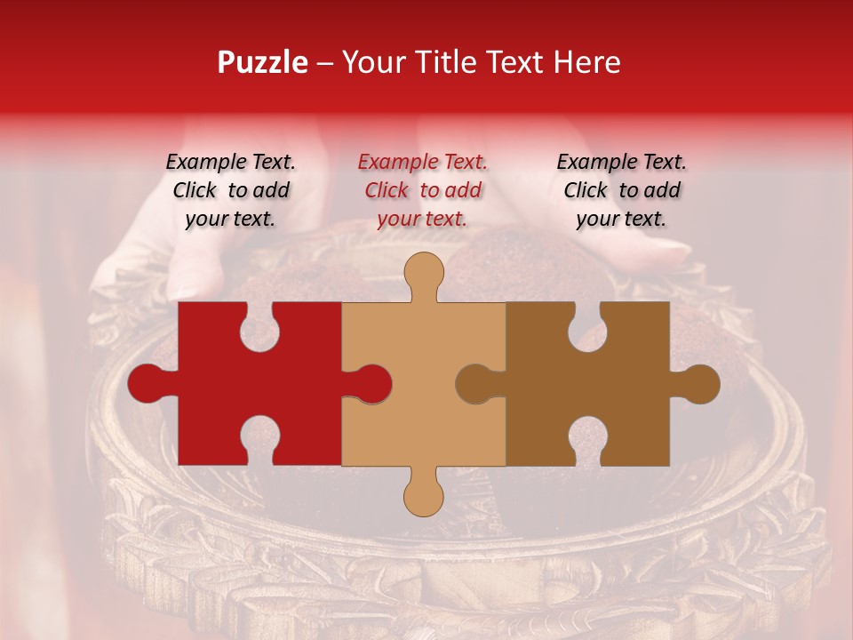 Party Muffin Person PowerPoint Template