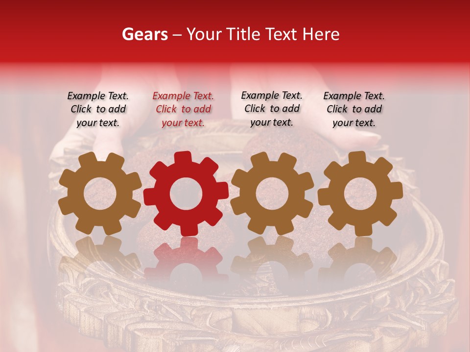 Party Muffin Person PowerPoint Template