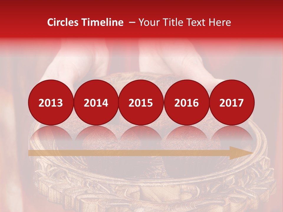 Party Muffin Person PowerPoint Template