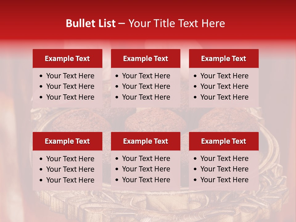 Party Muffin Person PowerPoint Template