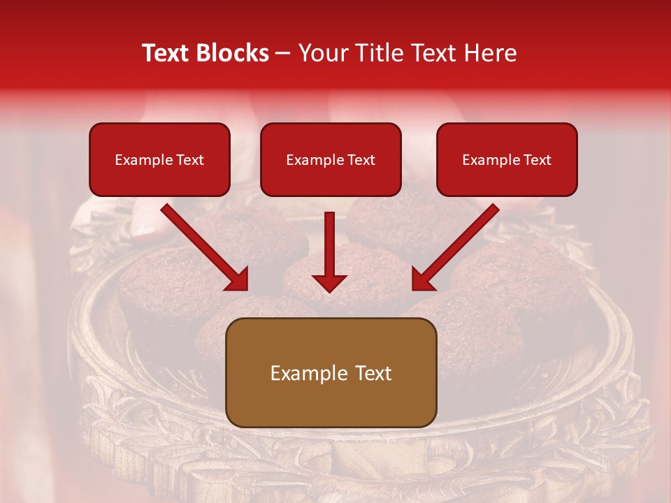 Party Muffin Person PowerPoint Template