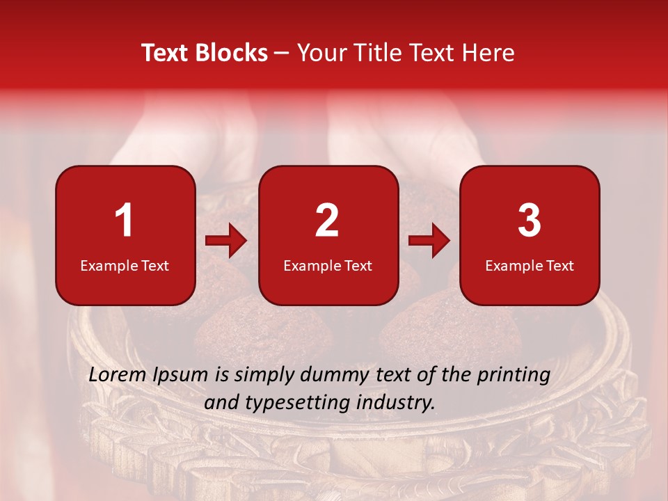Party Muffin Person PowerPoint Template