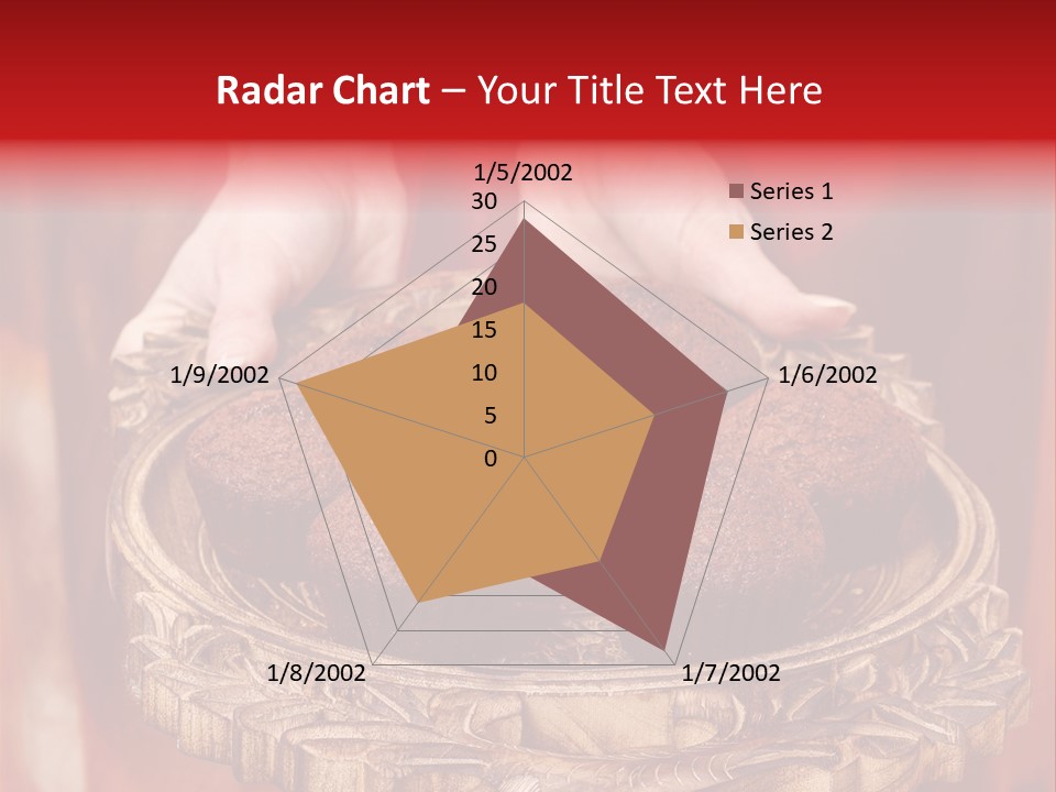 Party Muffin Person PowerPoint Template