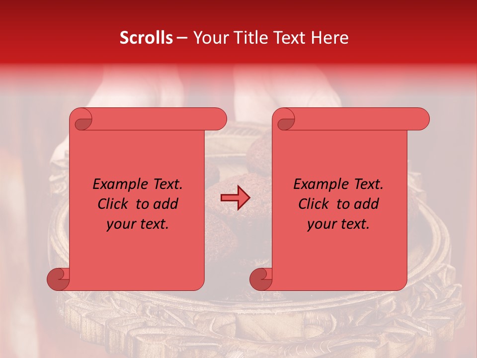 Party Muffin Person PowerPoint Template