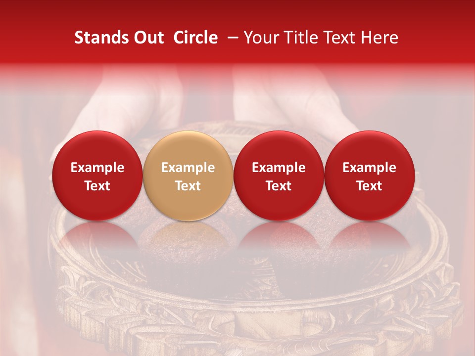 Party Muffin Person PowerPoint Template