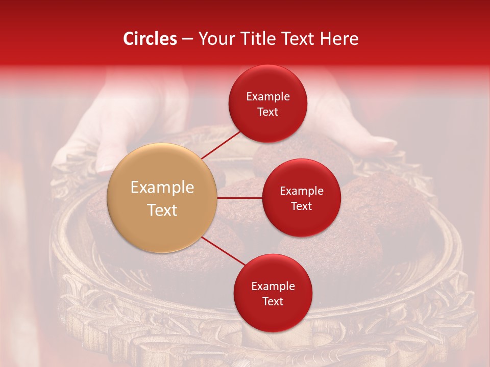 Party Muffin Person PowerPoint Template