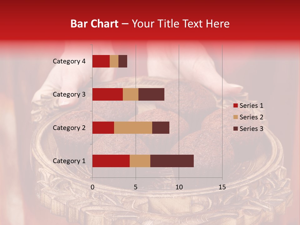 Party Muffin Person PowerPoint Template