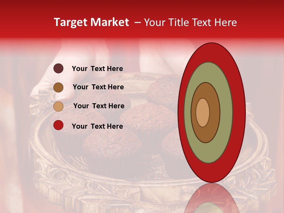 Party Muffin Person PowerPoint Template