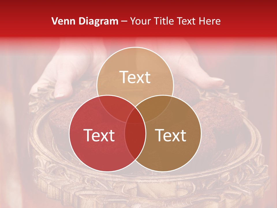 Party Muffin Person PowerPoint Template