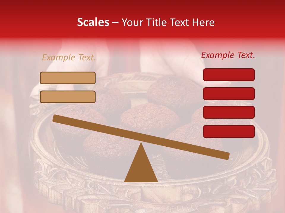 Party Muffin Person PowerPoint Template
