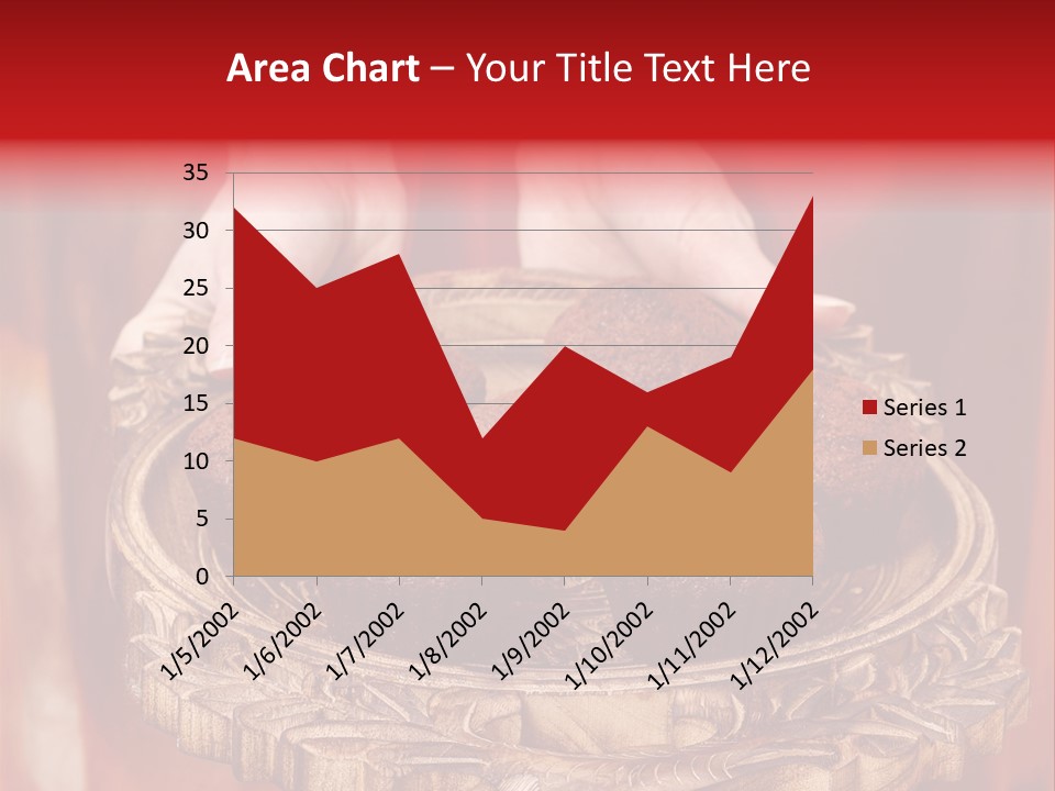 Party Muffin Person PowerPoint Template