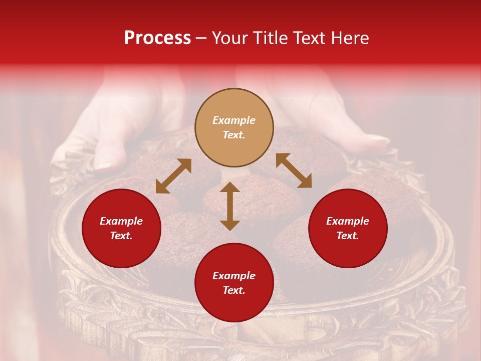 Party Muffin Person PowerPoint Template