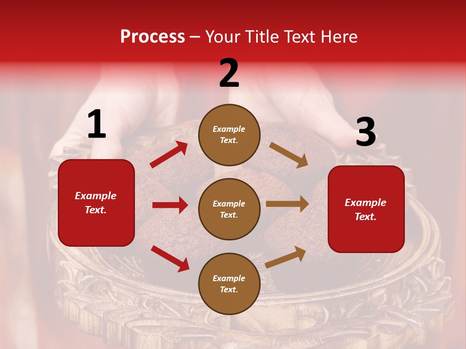 Party Muffin Person PowerPoint Template