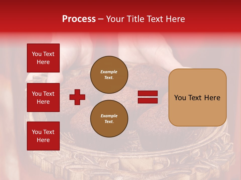Party Muffin Person PowerPoint Template