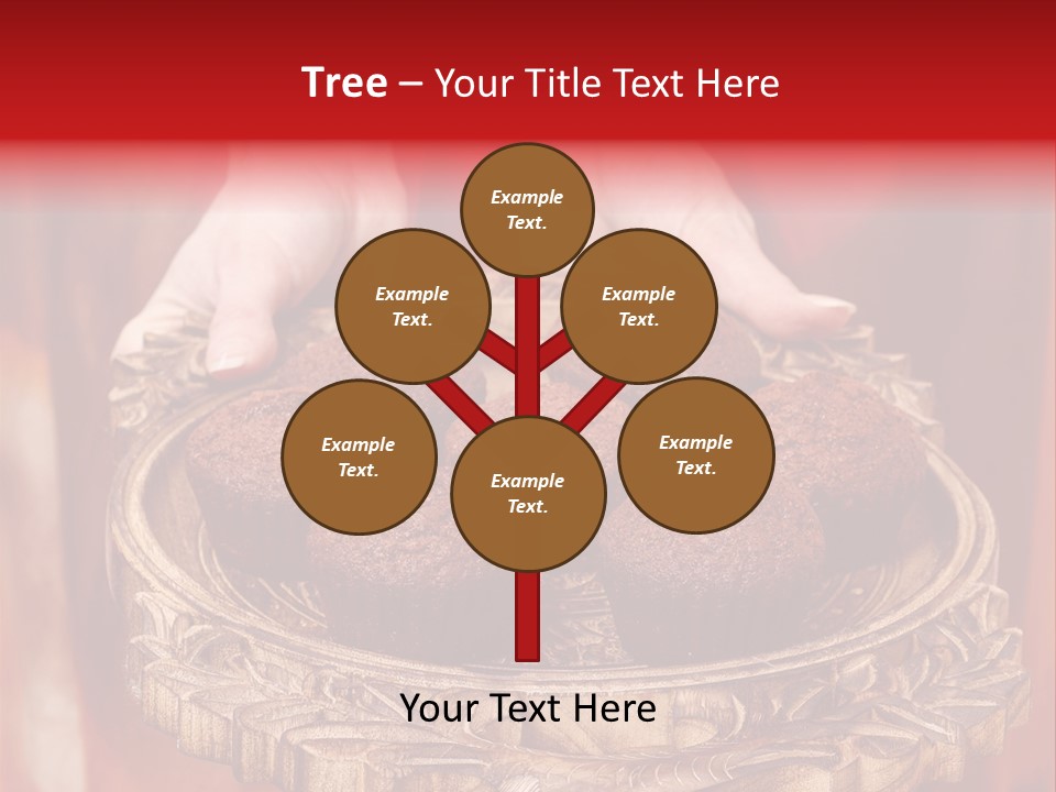 Party Muffin Person PowerPoint Template