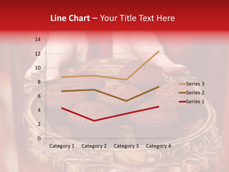 Party Muffin Person PowerPoint Template